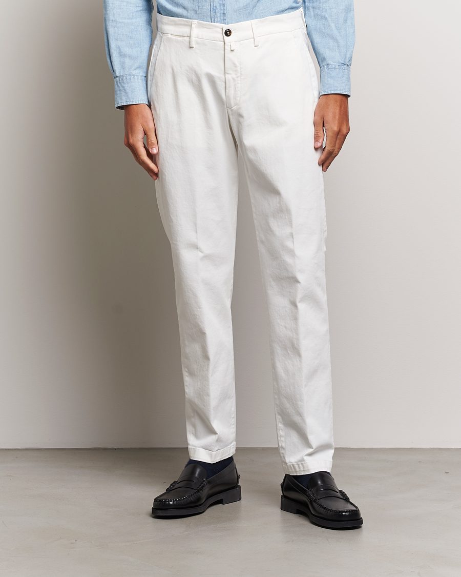 Herre | Bukser | Briglia 1949 | Soho Tailored Easy Fit Chino Off White