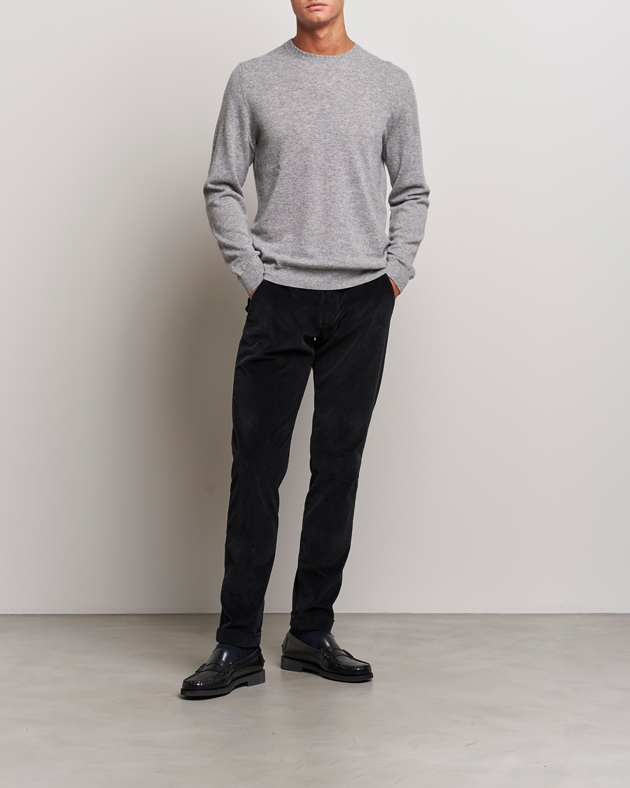 Herre | Bukser | Briglia 1949 | Slim Fit Corduroy Trousers Black
