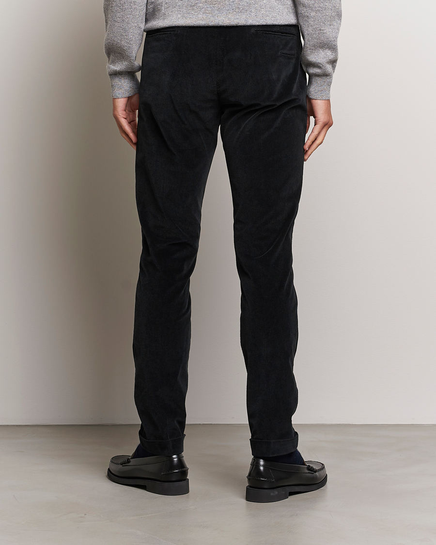 Herre | Bukser | Briglia 1949 | Slim Fit Corduroy Trousers Black