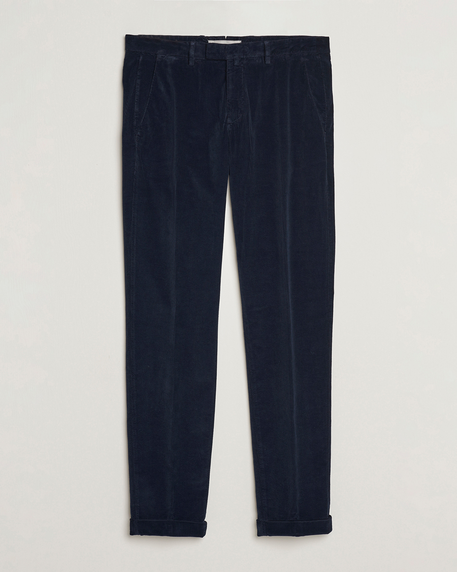 Herre | Bukser | Briglia 1949 | Slim Fit Corduroy Trousers Navy