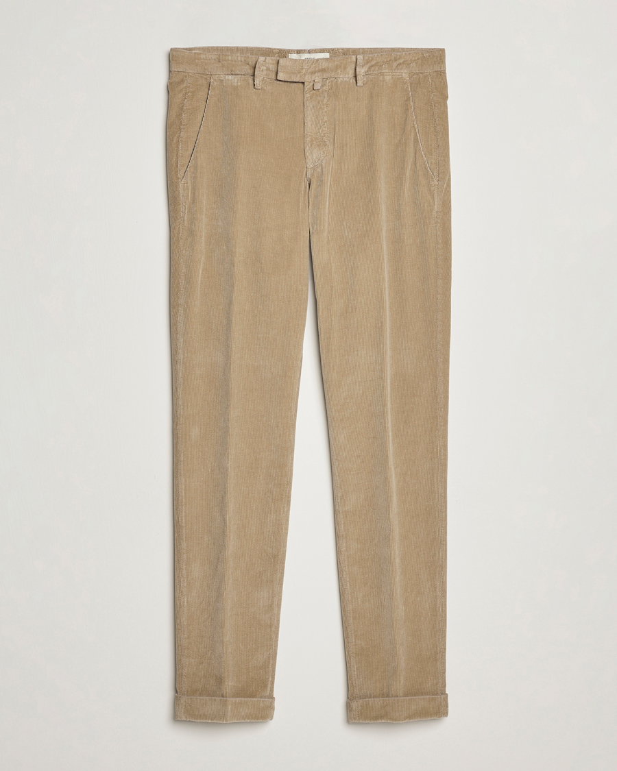 Herre | | Briglia 1949 | Slim Fit Corduroy Trousers Beige