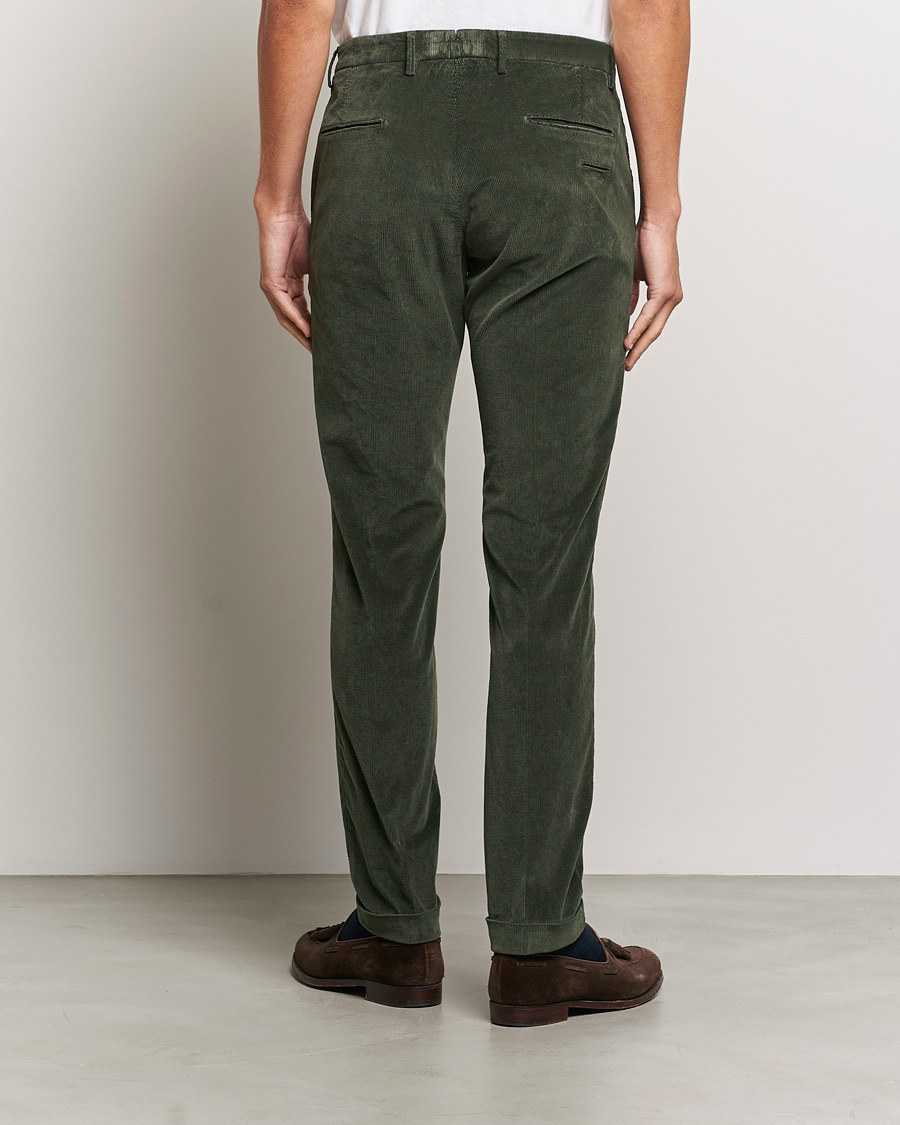 Herre | Bukser | Briglia 1949 | Slim Fit Corduroy Trousers Dark Green
