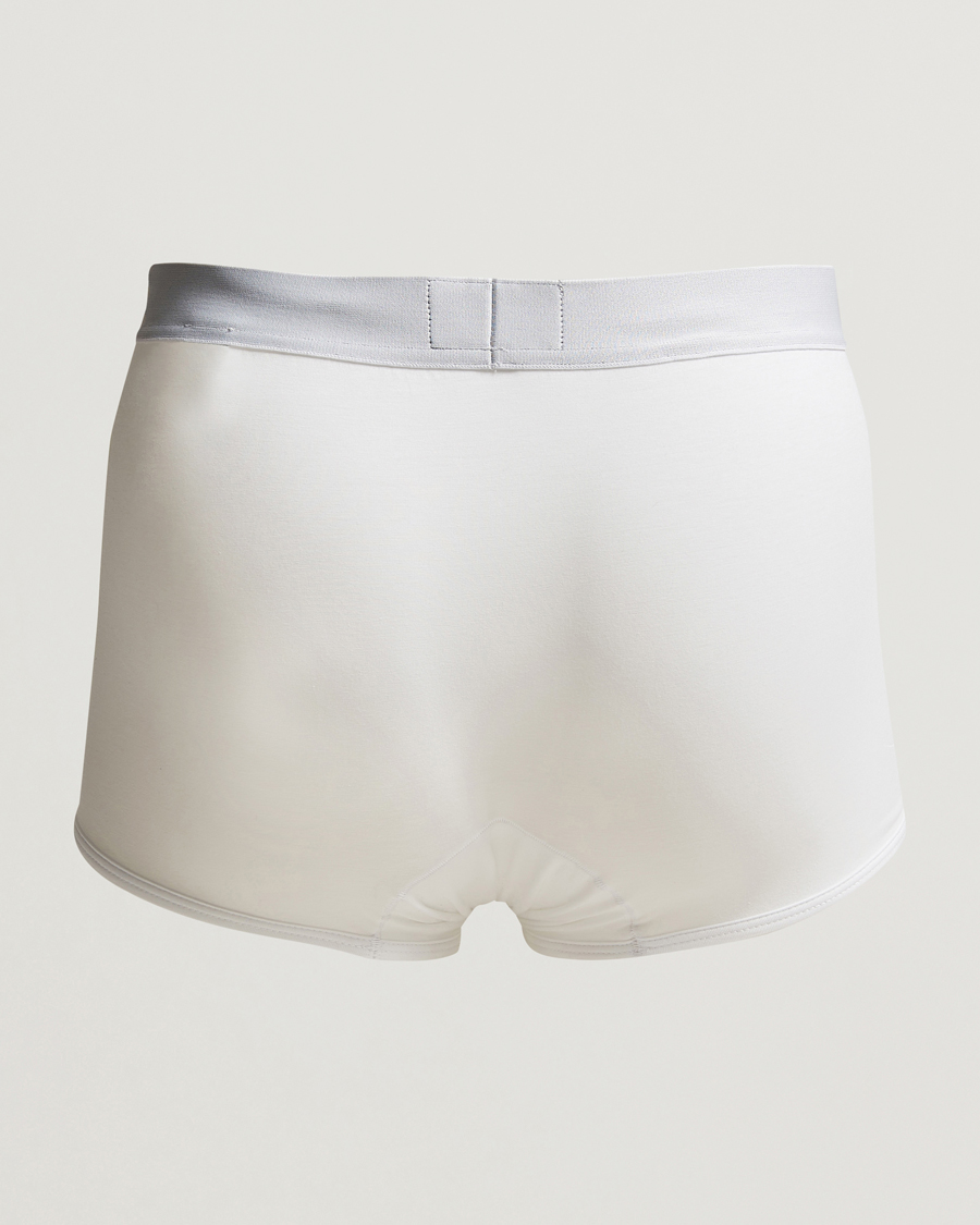 Herre | Italian Department | Zegna | Stretch Cotton Trunks White