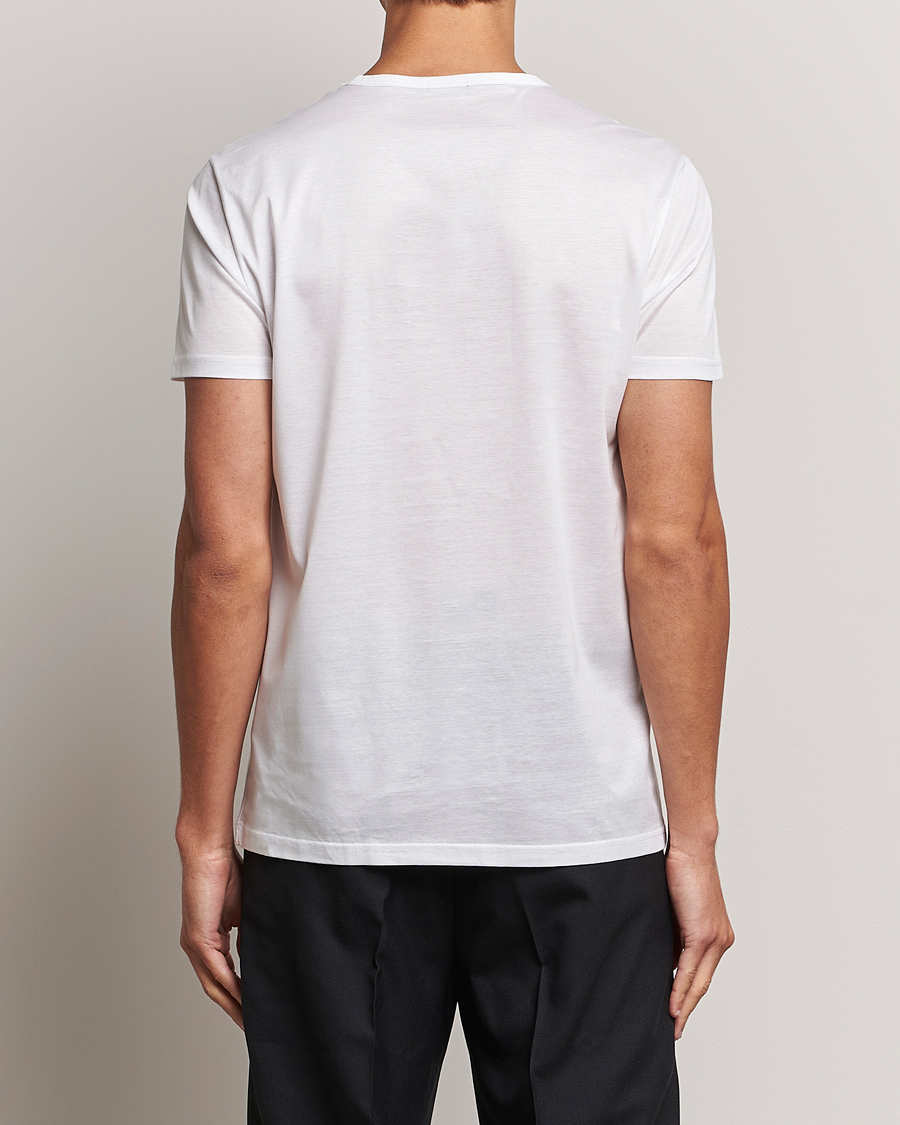 Herre | T-Shirts | Zegna | Filoscozia Pure Cotton Round Neck T-Shirt White
