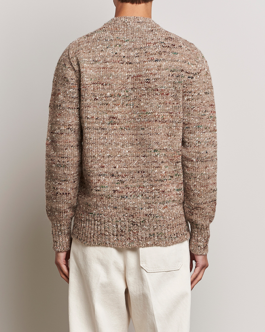 Herre | Gensere | Lardini | Wool/Alpaca/Silk Boucle Roundneck Beige