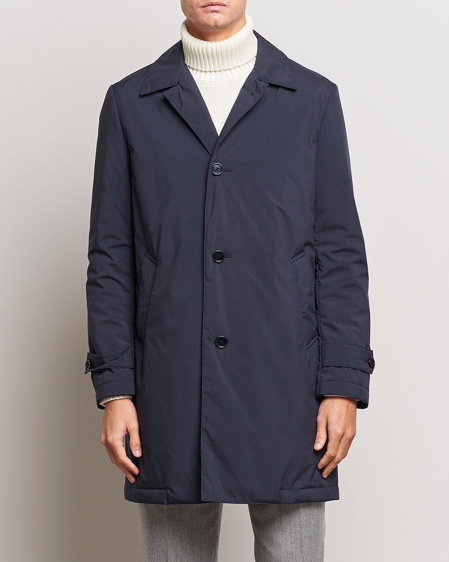 Herre | Lardini | Lardini | Packable Water Repellent Coat Navy