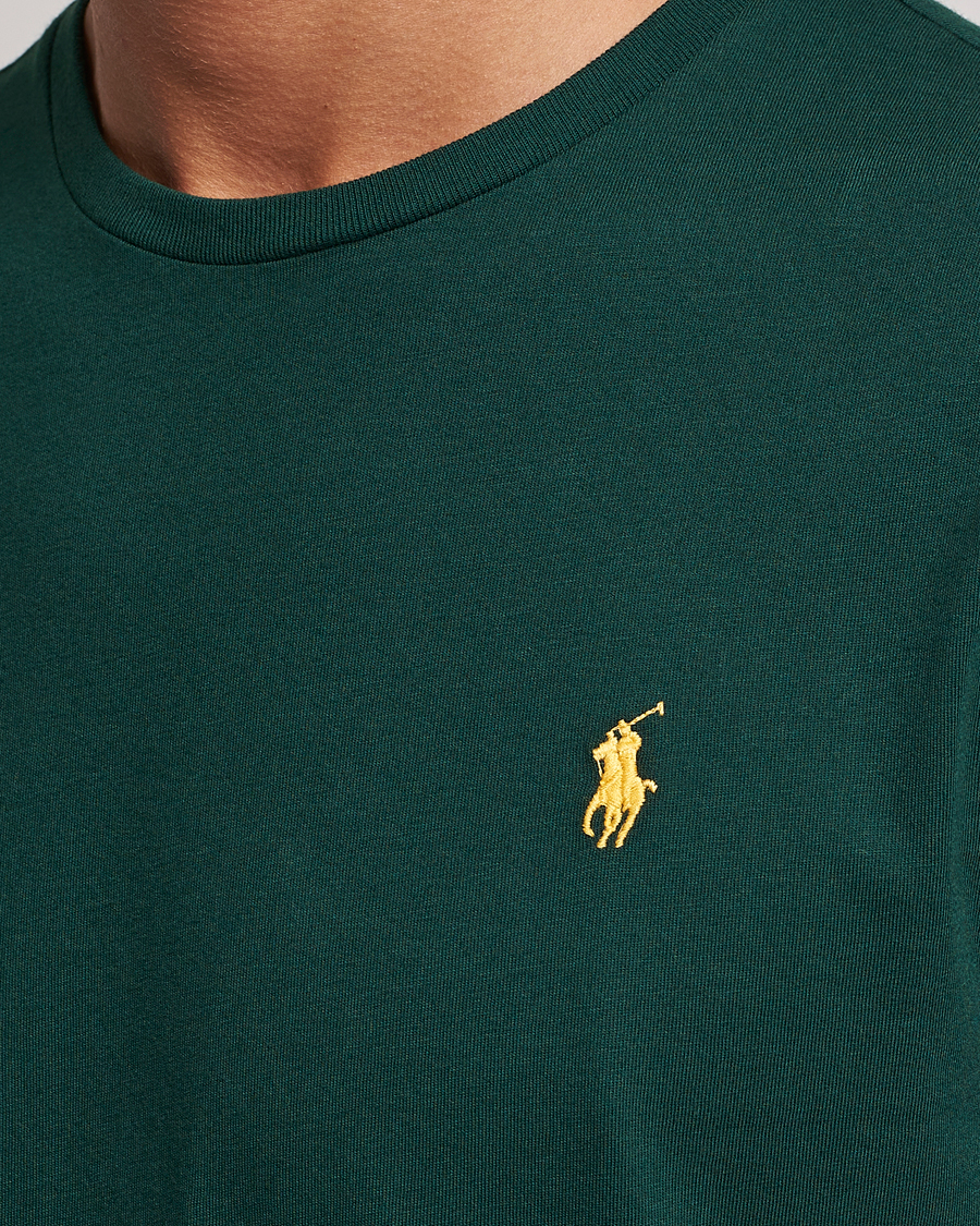 Herre | T-Shirts | Polo Ralph Lauren | Crew Neck T-Shirt Hunt Club Green