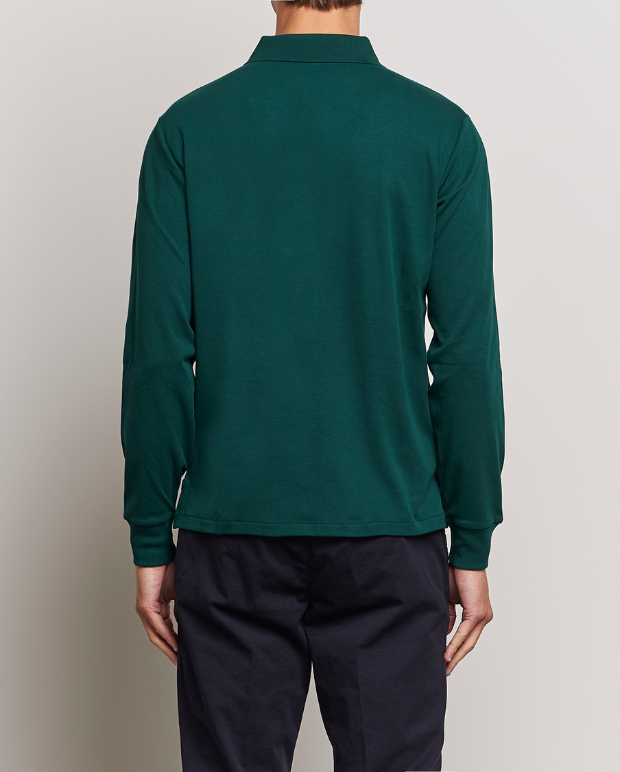 Herre | Gensere | Polo Ralph Lauren | Luxury Pima Cotton Long Sleeve Polo Hunt Club Green