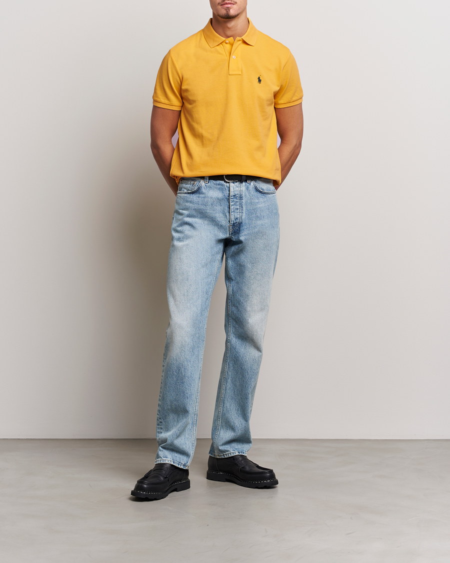 Herre | Pikéer | Polo Ralph Lauren | Custom Slim Fit Polo Gold Bugle