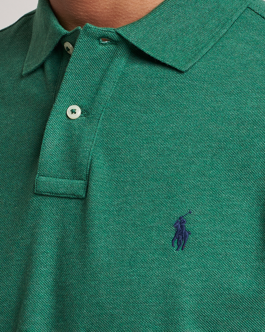 Herre | Pikéer | Polo Ralph Lauren | Custom Slim Fit Polo Green Heather