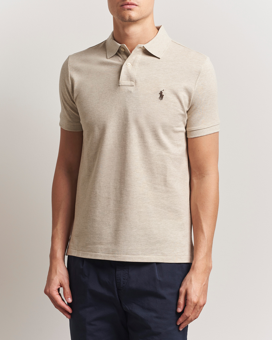 Herre |  | Polo Ralph Lauren | Custom Slim Fit Polo Expedition Dune Heather