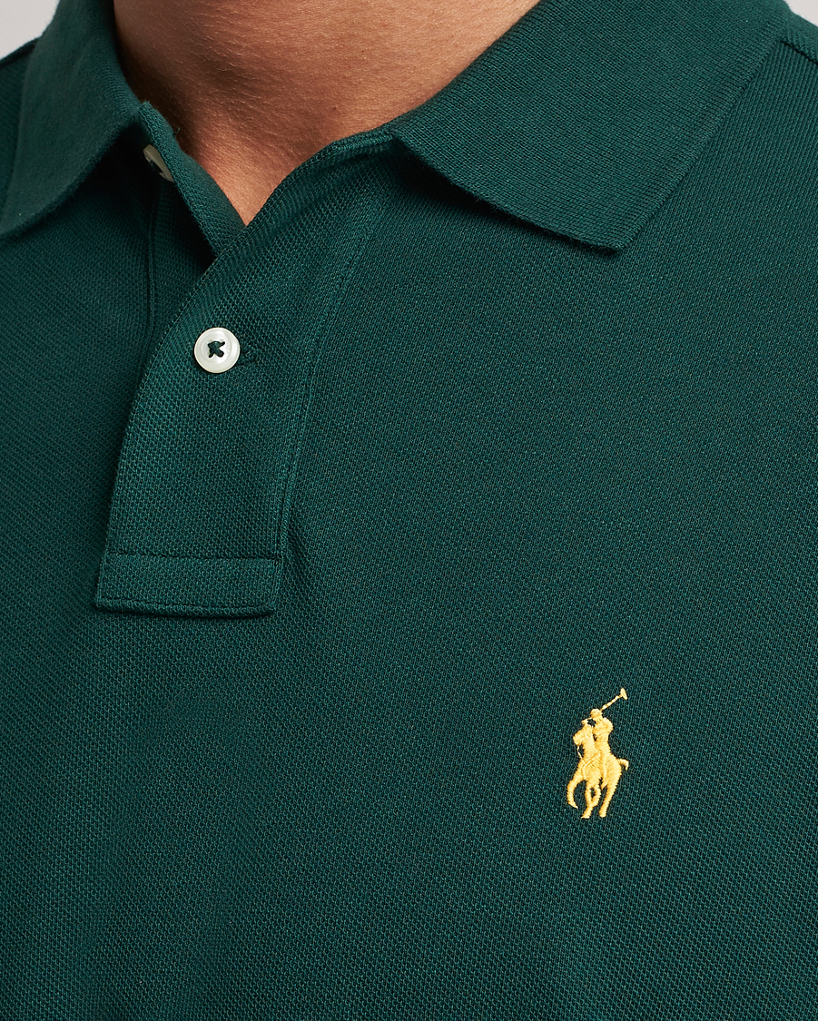 Herre | Gensere | Polo Ralph Lauren | Custom Slim Fit Long Sleeve Polo Hunt Club Green