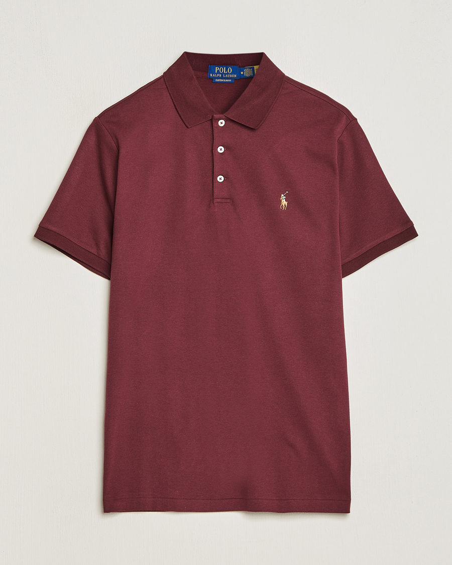 Herre | Pikéer | Polo Ralph Lauren | Luxury Pima Cotton Polo Harvard Wine