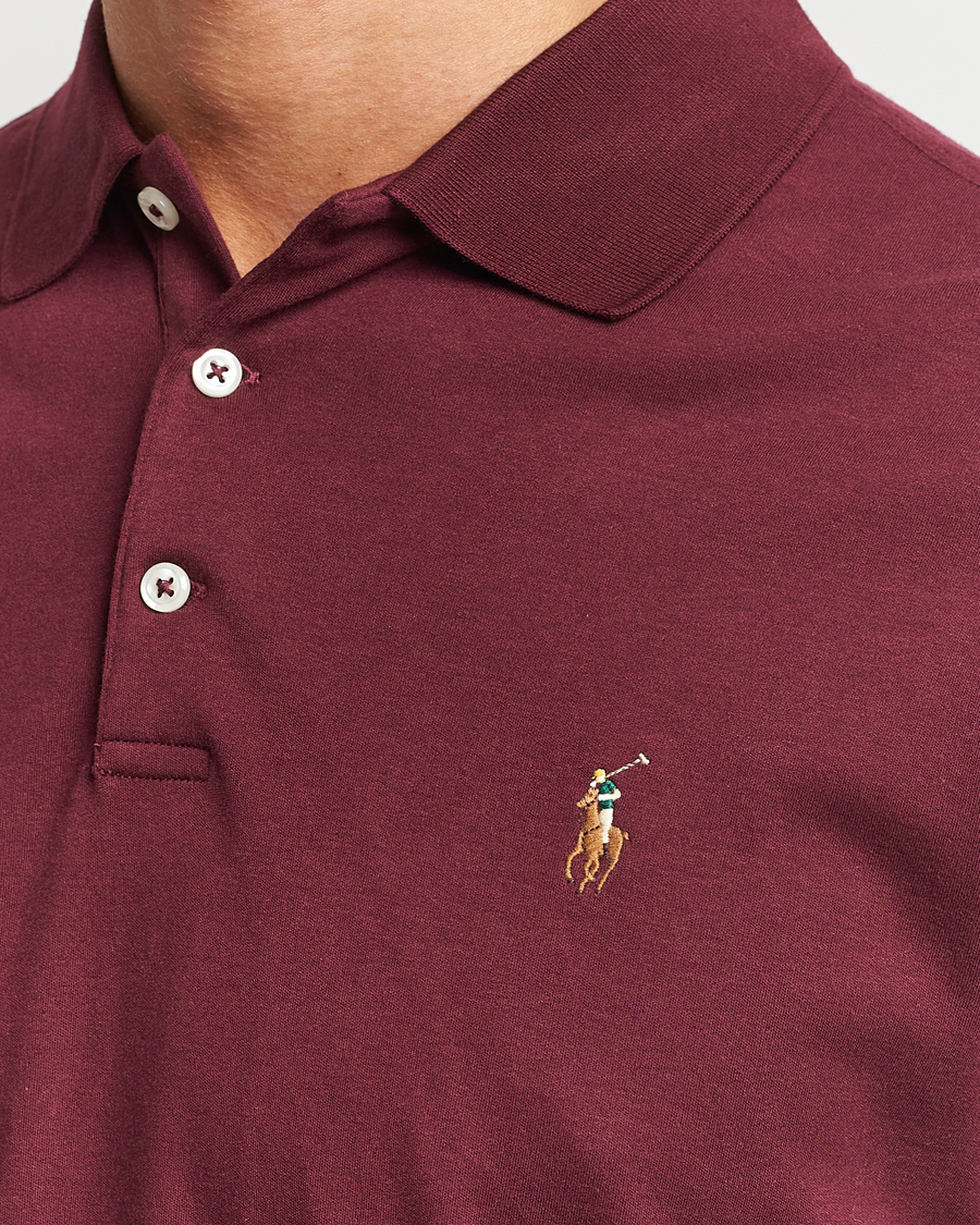 Herre | Pikéer | Polo Ralph Lauren | Luxury Pima Cotton Polo Harvard Wine