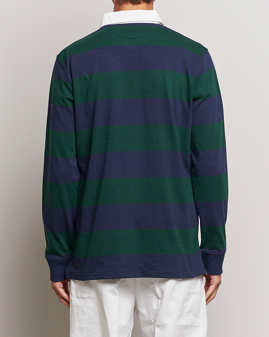 Herre | Gensere | Polo Ralph Lauren | Jersey Striped Rugger Navy/Green