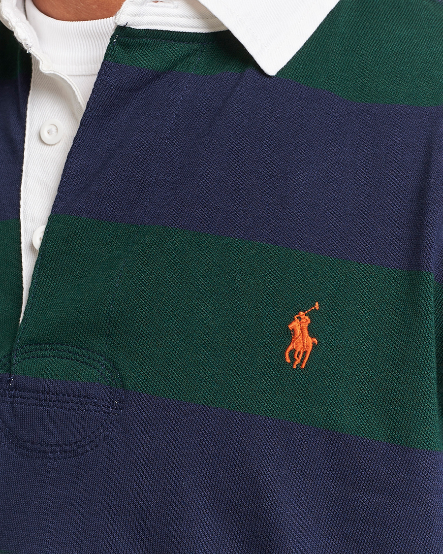 Herre | Gensere | Polo Ralph Lauren | Jersey Striped Rugger Navy/Green