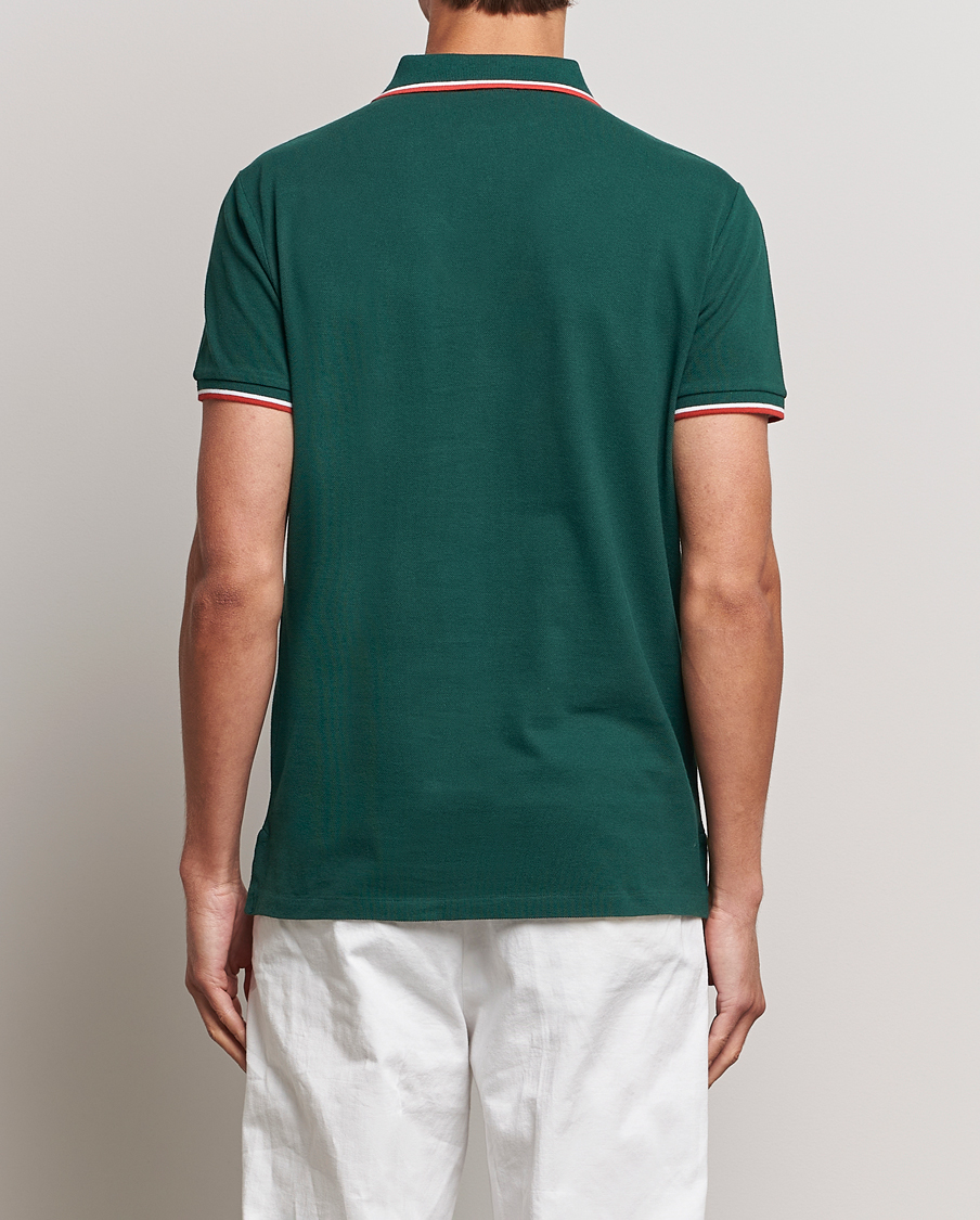 Herre | Pikéer | Polo Ralph Lauren | Custom Slim Fit Piped Polo Hunt Club Green
