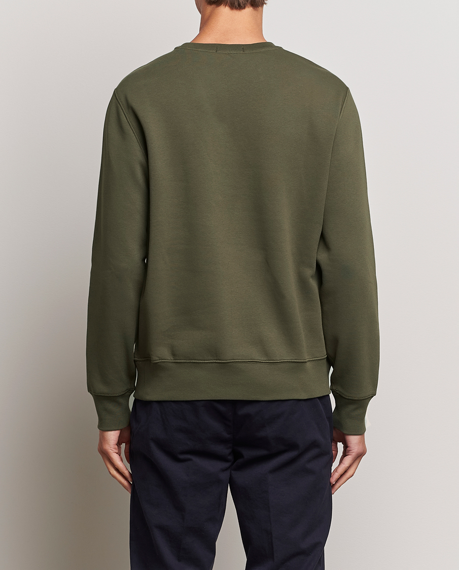 Herre | Gensere | Polo Ralph Lauren | Printed Denim Bear Sweatshirt Expedition Olive