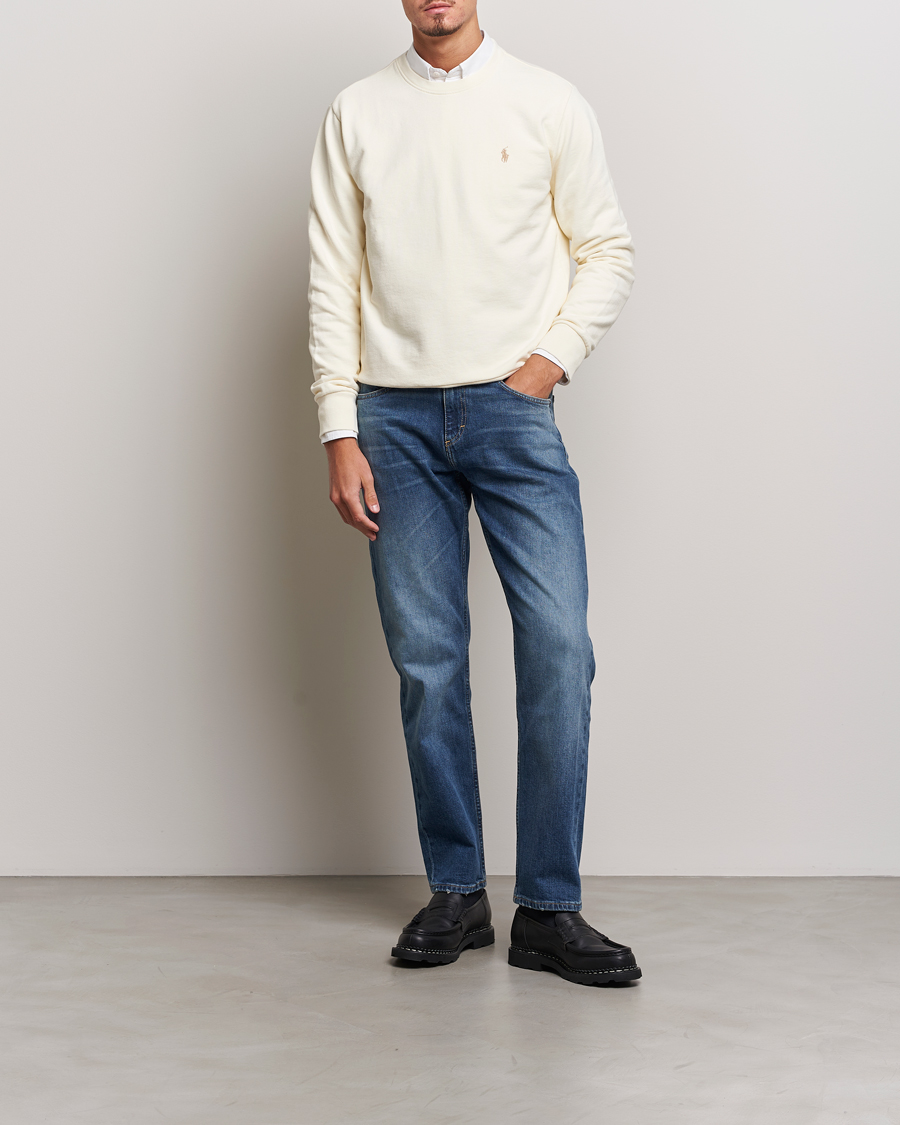 Herre | Gensere | Polo Ralph Lauren | Loopback Terry Sweatshirt Clubhouse Cream
