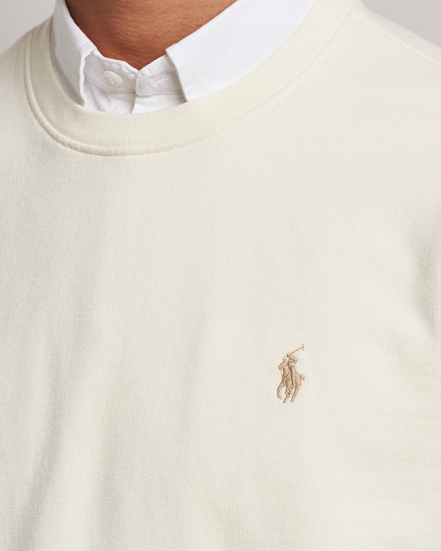 Herre | Gensere | Polo Ralph Lauren | Loopback Terry Sweatshirt Clubhouse Cream