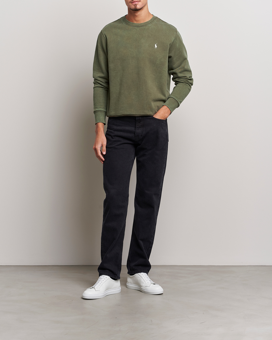 Herre | Gensere | Polo Ralph Lauren | Loopback Terry Crew Neck Sweatshirt Defender Green