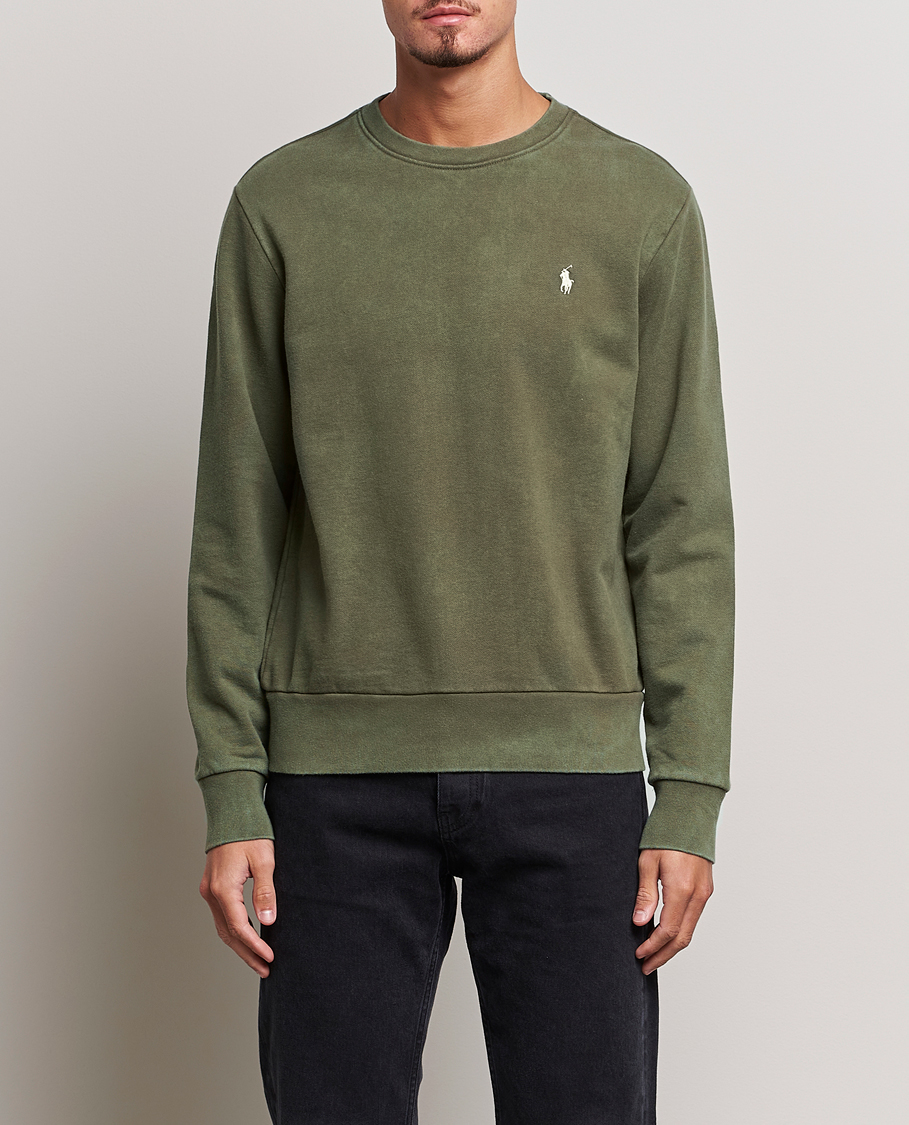 Herre | Gensere | Polo Ralph Lauren | Loopback Terry Crew Neck Sweatshirt Defender Green
