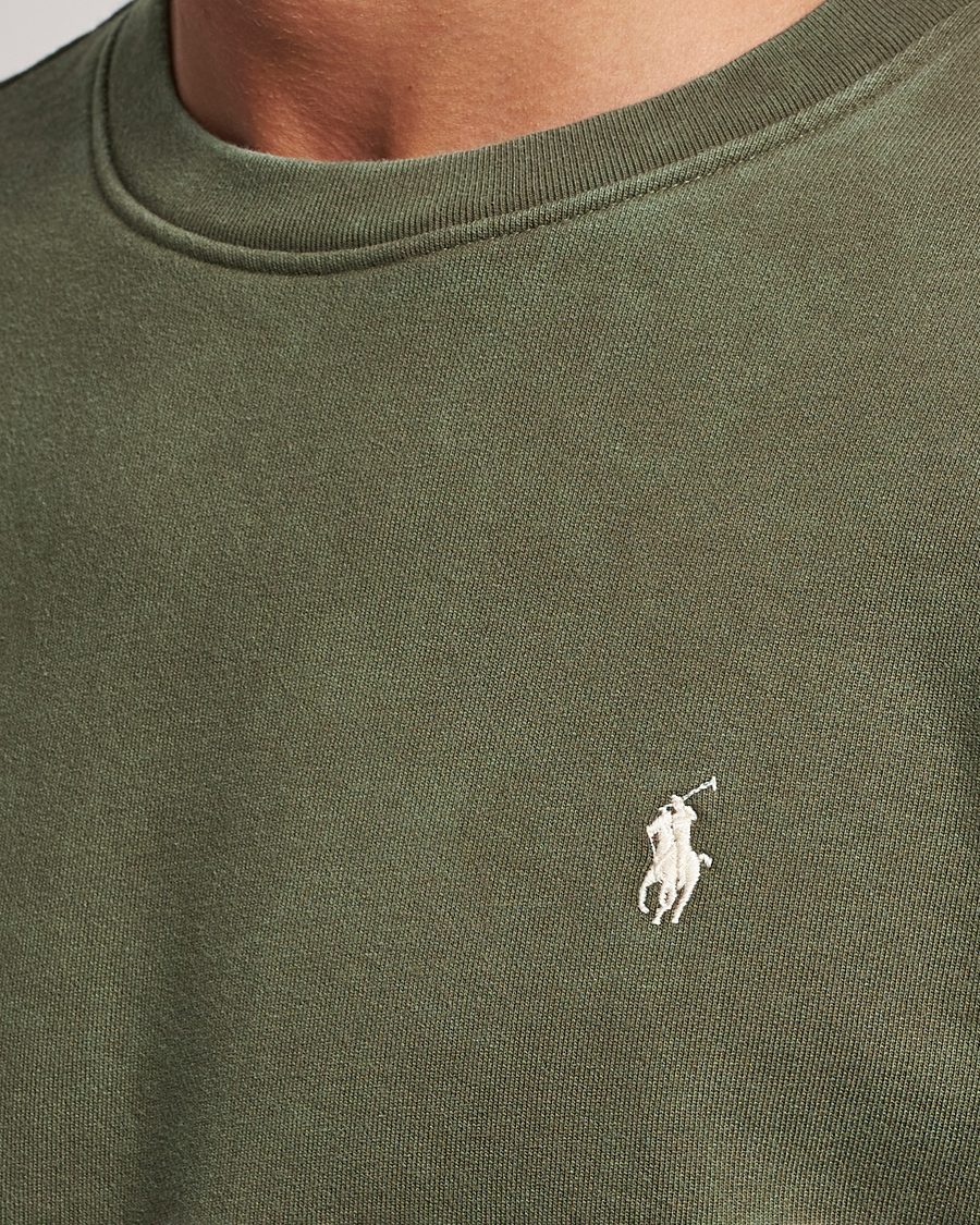 Herre | Gensere | Polo Ralph Lauren | Loopback Terry Crew Neck Sweatshirt Defender Green