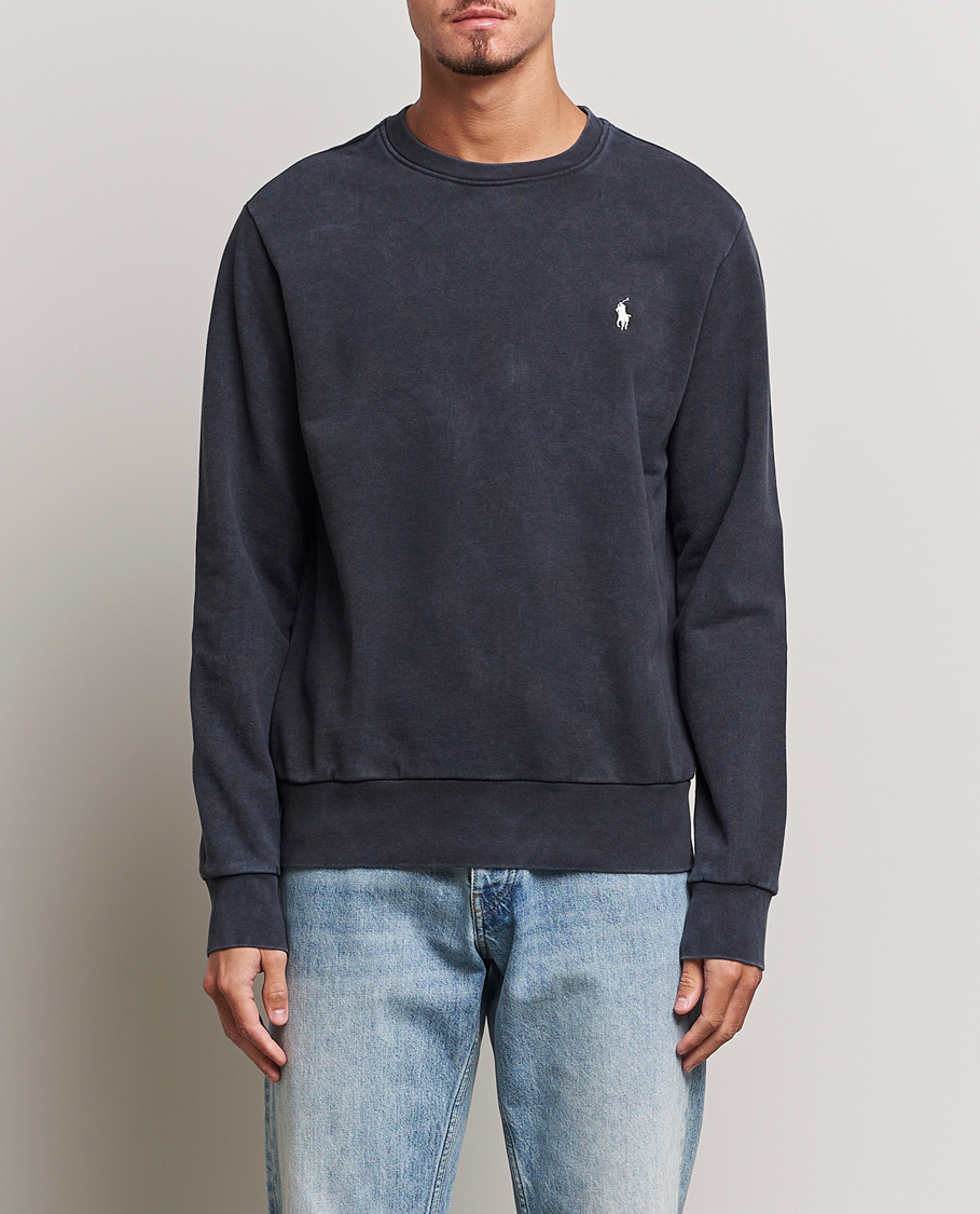 Herre |  | Polo Ralph Lauren | Loopback Terry Crew Neck Sweatshirt Faded Black