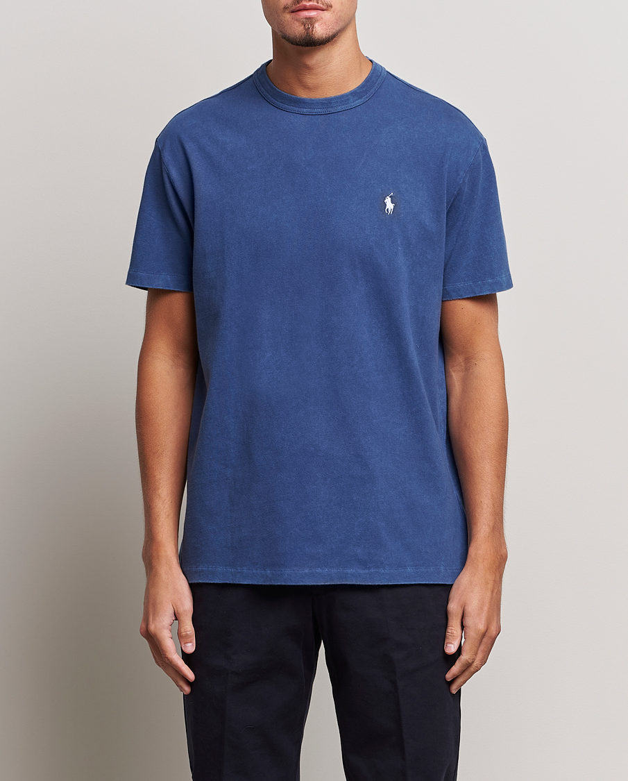 Herre |  | Polo Ralph Lauren | Loopback Crew Neck T-Shirt Light Navy