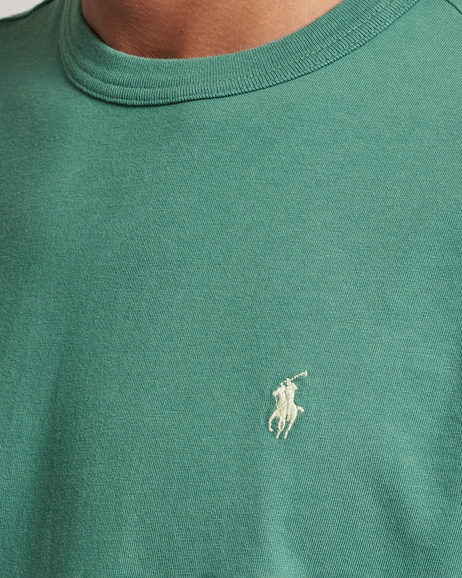 Herre | T-Shirts | Polo Ralph Lauren | Loopback Crew Neck T-Shirt Fairway Green