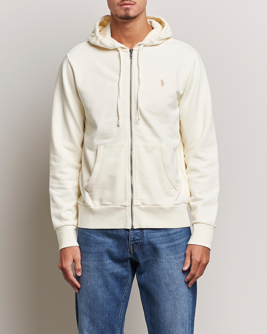 Herre |  | Polo Ralph Lauren | Loopback Full Zip Hoodie Clubhouse Cream
