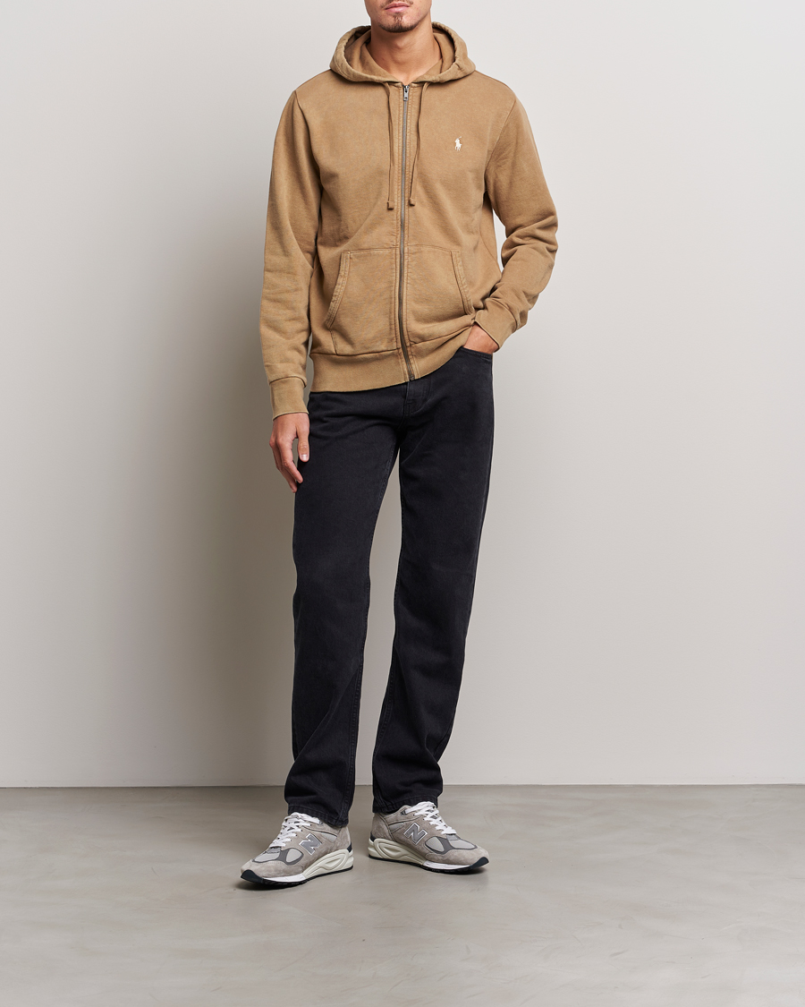 Herre | Gensere | Polo Ralph Lauren | Loopback Full Zip Hoodie Rustic Tan