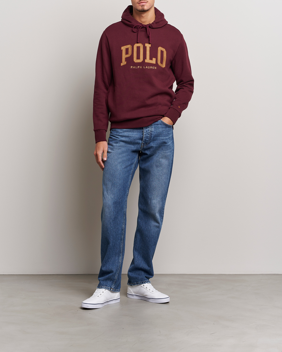 Herre | Gensere | Polo Ralph Lauren | RL Fleece Logo Hoodie Harvard Wine