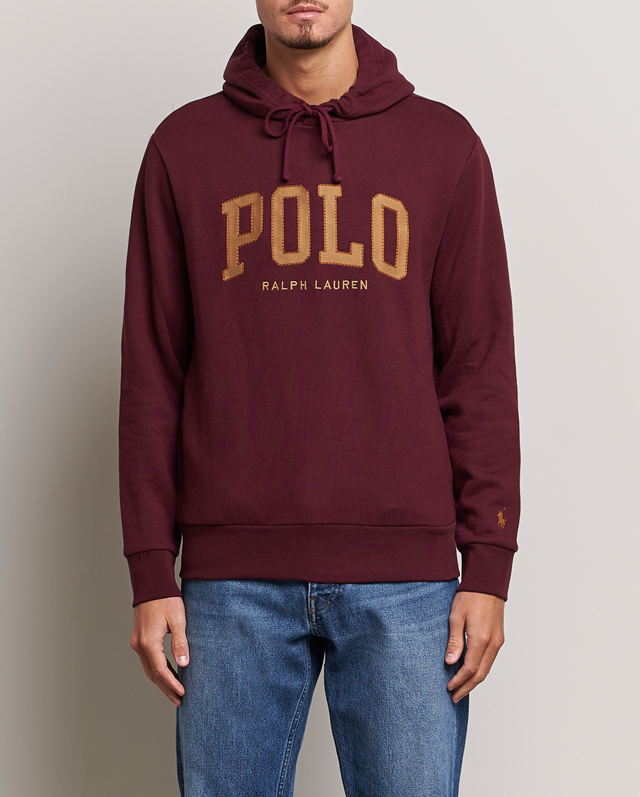 Herre | Gensere | Polo Ralph Lauren | RL Fleece Logo Hoodie Harvard Wine