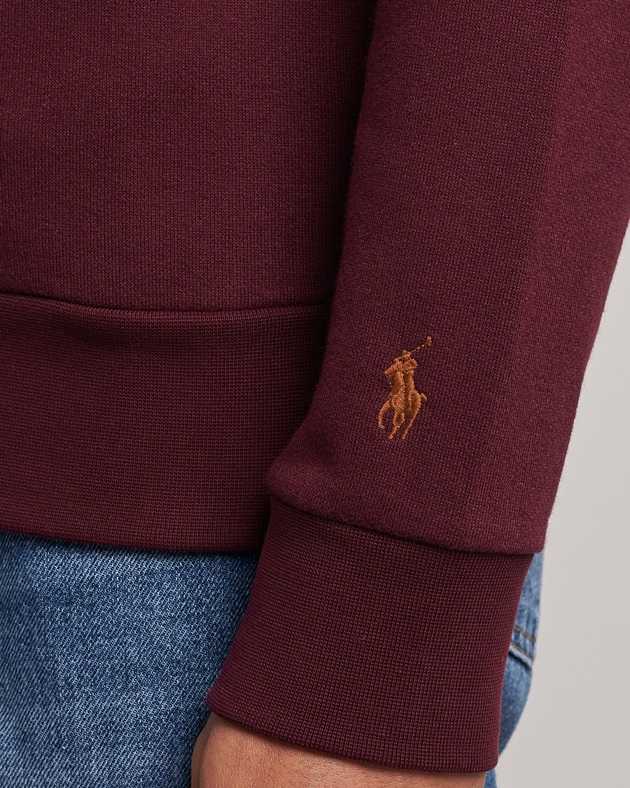 Herre | Gensere | Polo Ralph Lauren | RL Fleece Logo Hoodie Harvard Wine