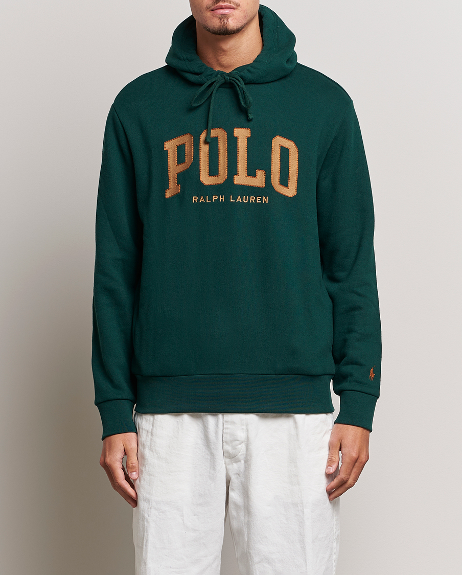 Herre | Gensere | Polo Ralph Lauren | RL Fleece Logo Hoodie Hunt Club Green