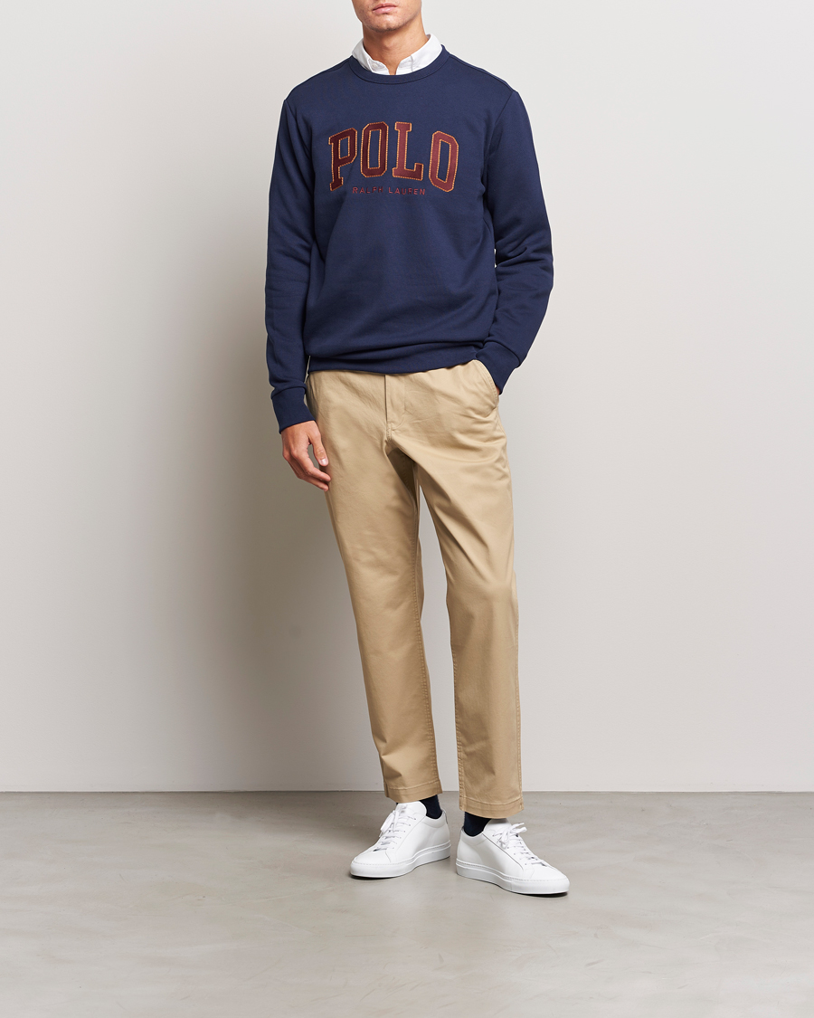 Herre | Gensere | Polo Ralph Lauren | RL Fleece Logo Sweatshirt Cruise Navy