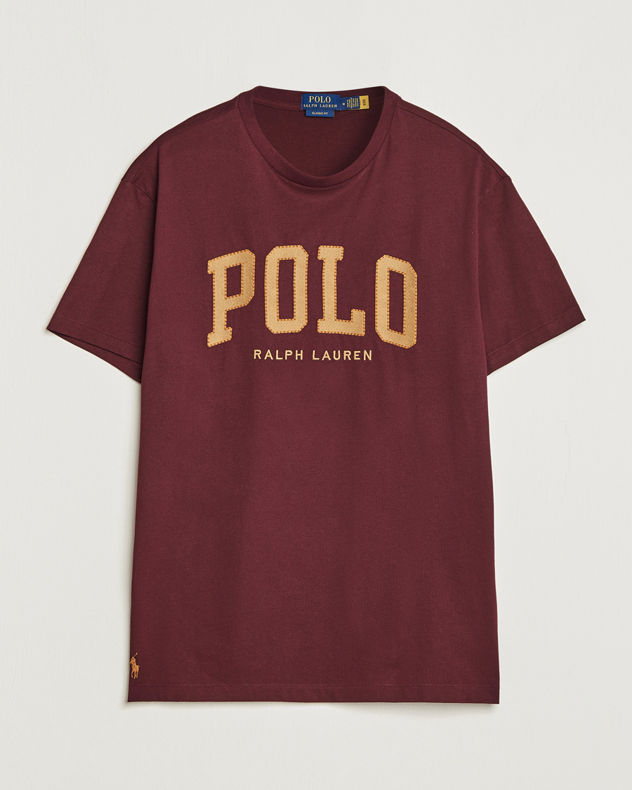 Herre |  | Polo Ralph Lauren | Logo Crew Neck T-Shirt Harvard Wine