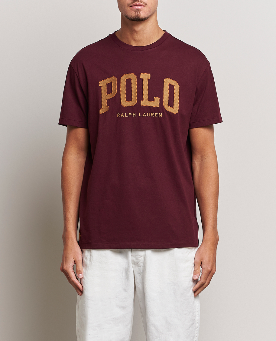 Herre | Salg | Polo Ralph Lauren | Logo Crew Neck T-Shirt Harvard Wine