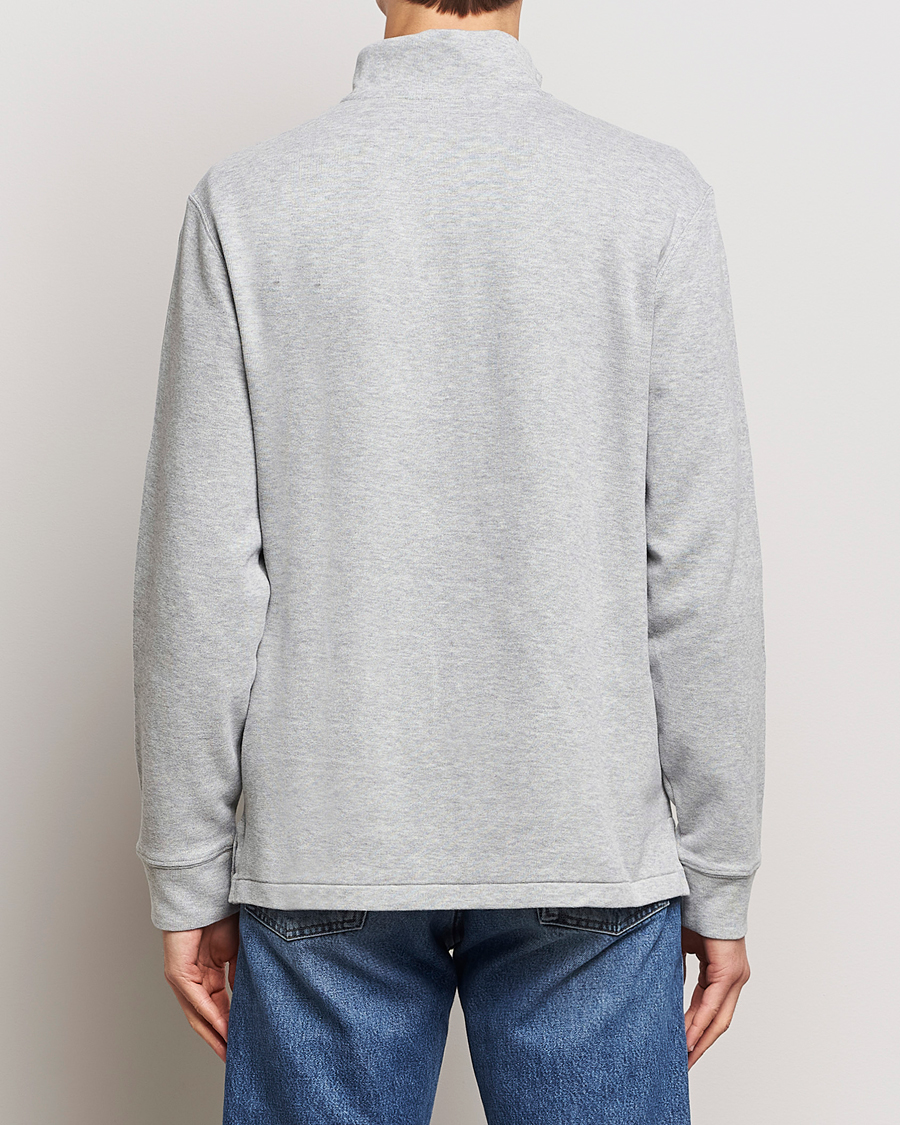 Herre | Gensere | Polo Ralph Lauren | Double Knit Jaquard Half Zip Sweater Andover Heather