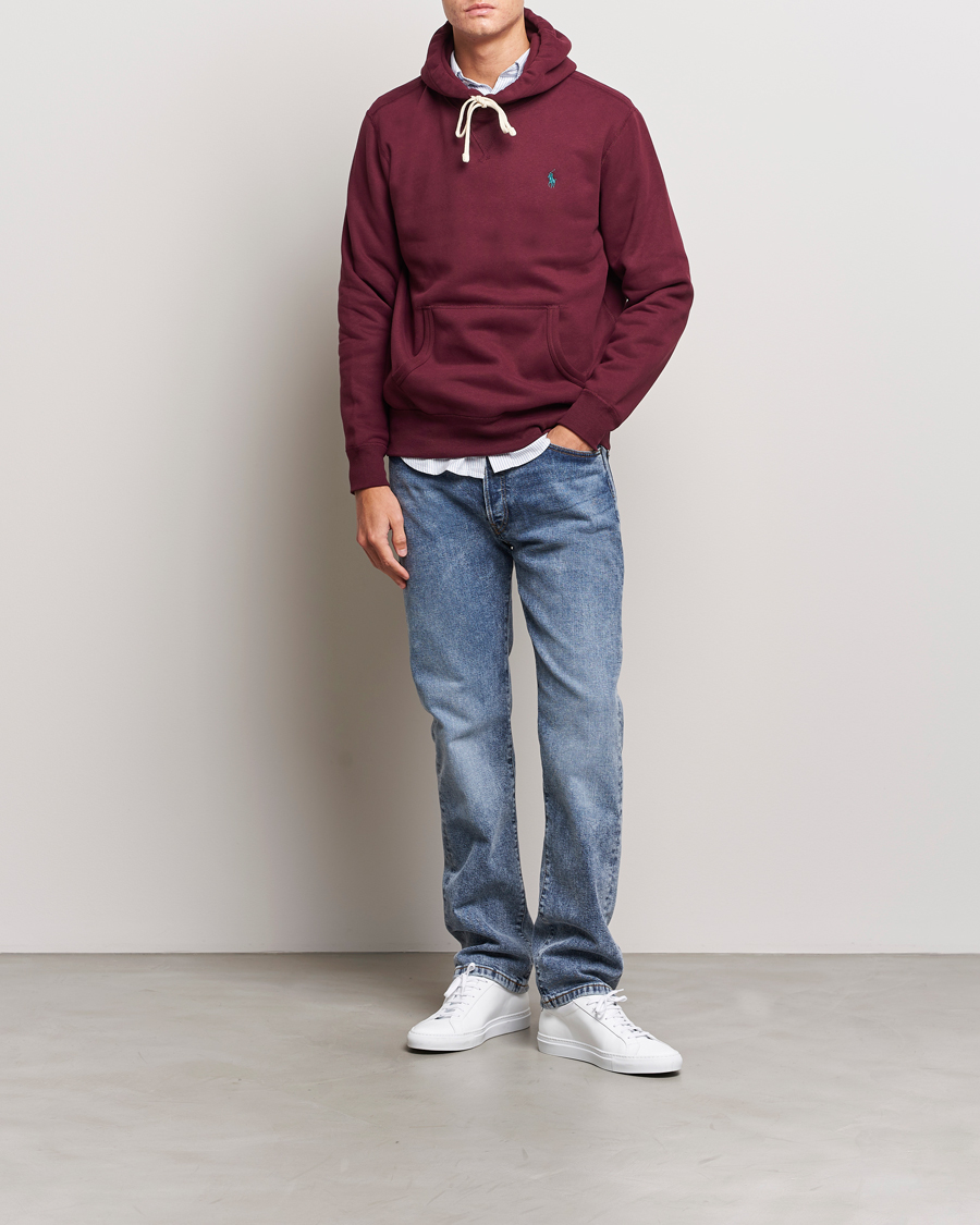 Herre | Gensere | Polo Ralph Lauren | RL Fleece Hoodie Harvard Wine