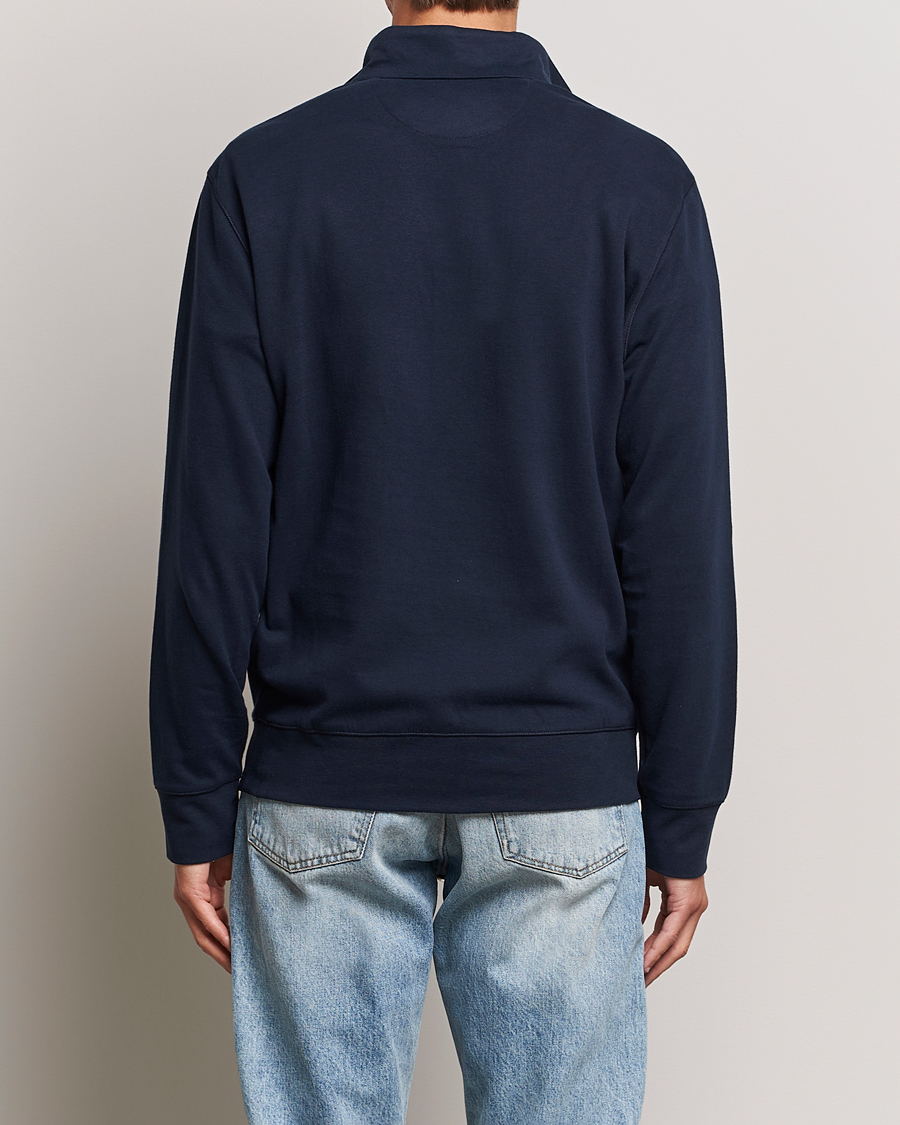 Herre | Gensere | Polo Ralph Lauren | Double Knit Half-Zip Sweater Aviator Navy