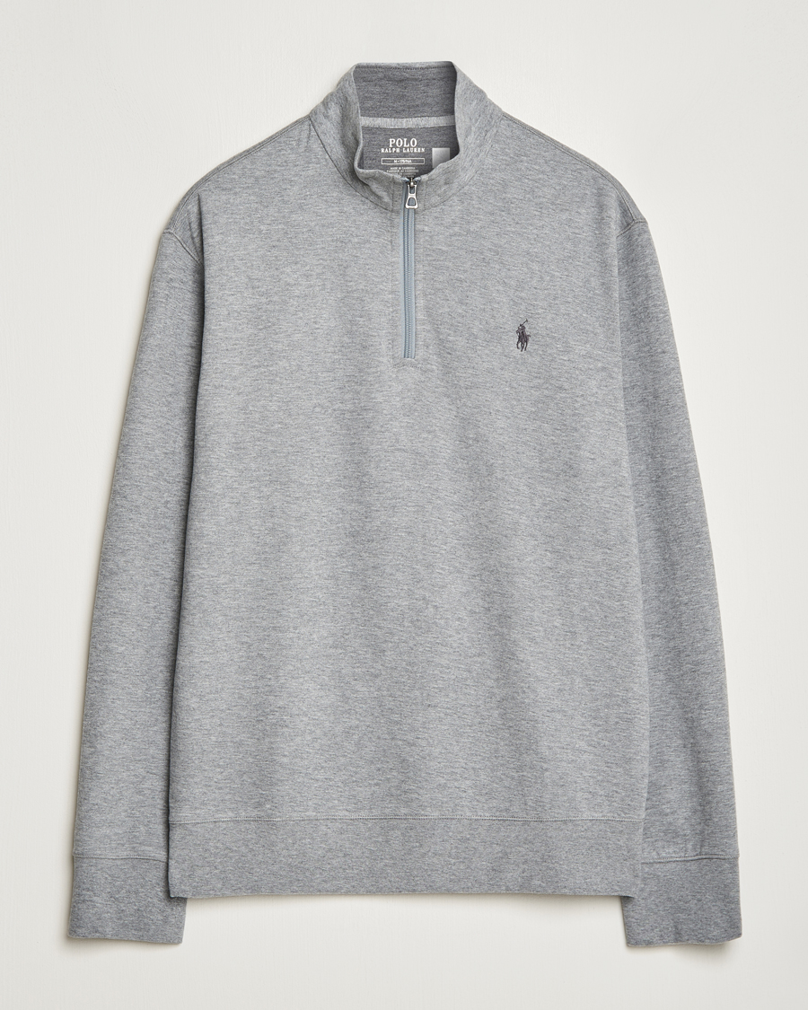 Herre | Gensere | Polo Ralph Lauren | Tech Double Knit Half Zip Steel Heather
