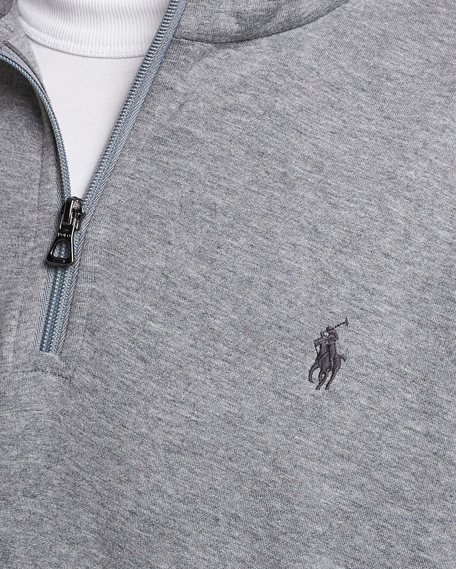 Herre | Gensere | Polo Ralph Lauren | Tech Double Knit Half Zip Steel Heather