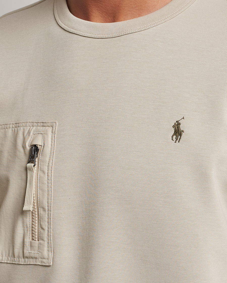 Herre | Gensere | Polo Ralph Lauren | Double Knit Pocket Sweatshirt Classic Stone