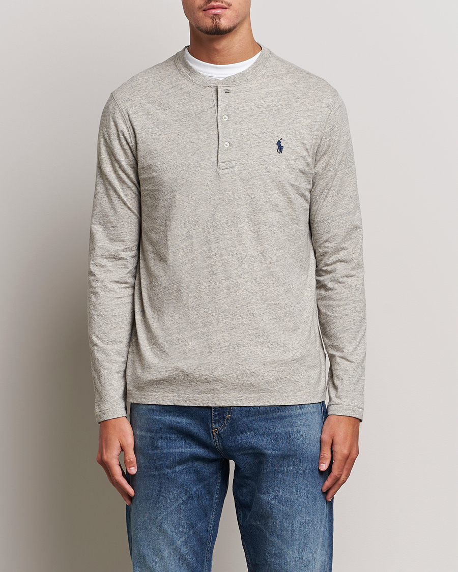 Herre | Bestefartrøyer | Polo Ralph Lauren | Slub Jersey Henley Loft Heather