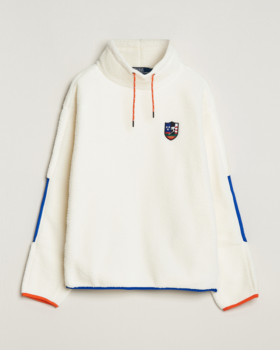 Herre | Gensere | Polo Ralph Lauren | Vintage Fleece Sweater Clubhouse Cream Multi