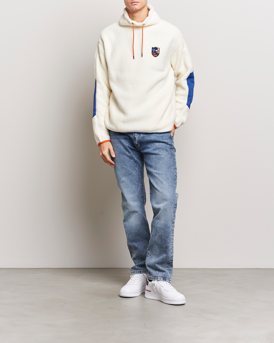Herre | Gensere | Polo Ralph Lauren | Vintage Fleece Sweater Clubhouse Cream Multi