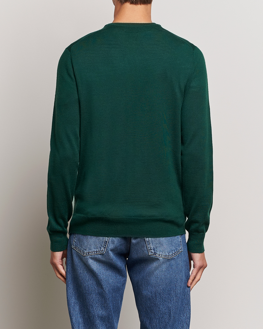 Herre | Gensere | Polo Ralph Lauren | Merino Crew Neck Pullover Hunt Club Green