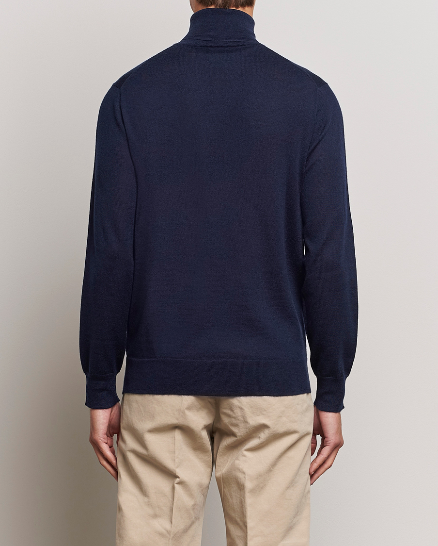 Herre | Gensere | Polo Ralph Lauren | Merino Knitted Rollneck Hunter Navy